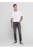 Men Jeans Only&Sons Warp Grey Dcc2051 Grey Denim